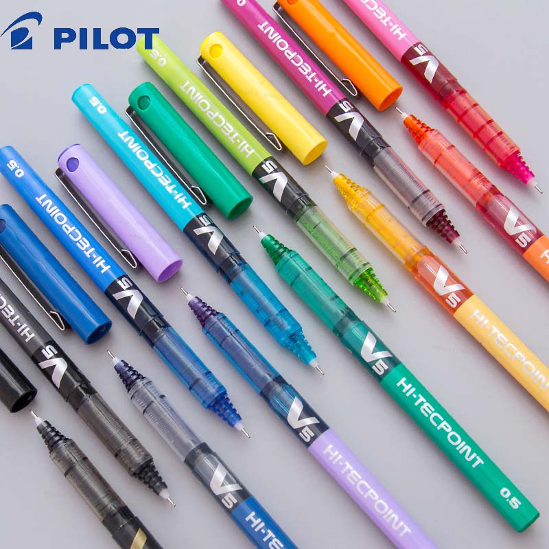 Pilot Pen G2 - Canetas de Gel Multicoloridas HI-TECPOINT BX-V5