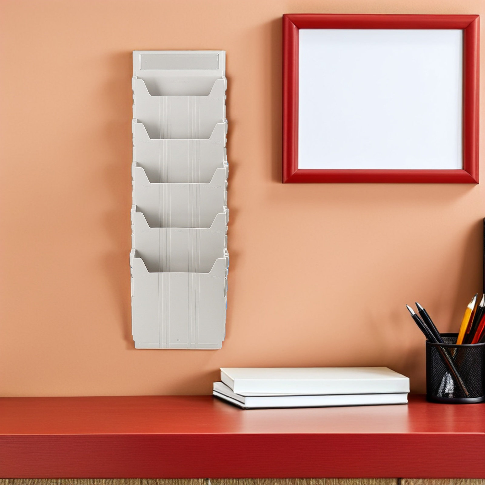 Organizador de arquivos para m - Magazine Holder Rack avaliação e preço