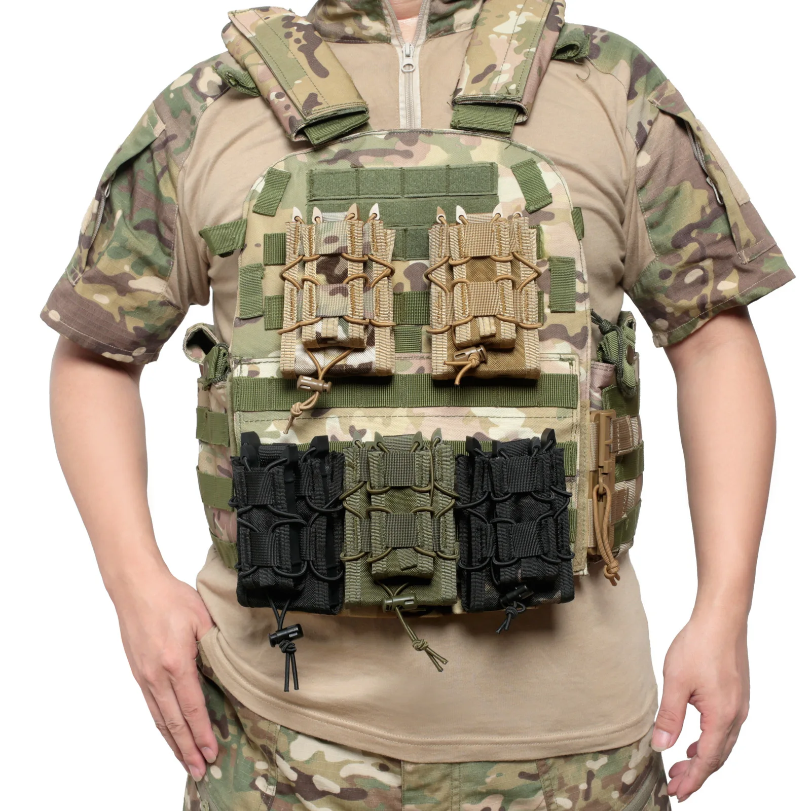 5.56 9mm molle revista bolsa a - Magazine Holder Rack avaliação e preço