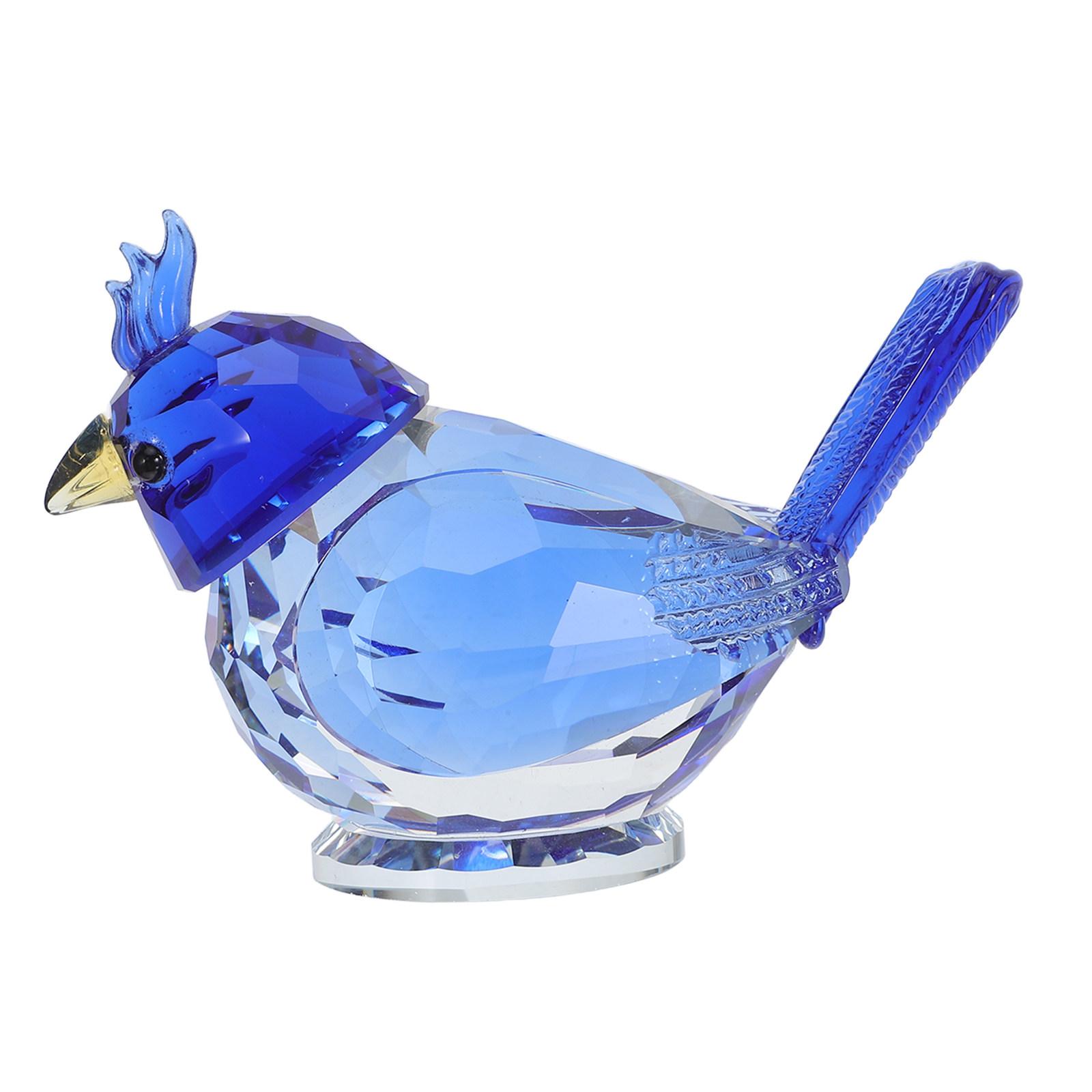 Pequena escultura de pássaro d - Paper Weight Crystal avaliação e preço