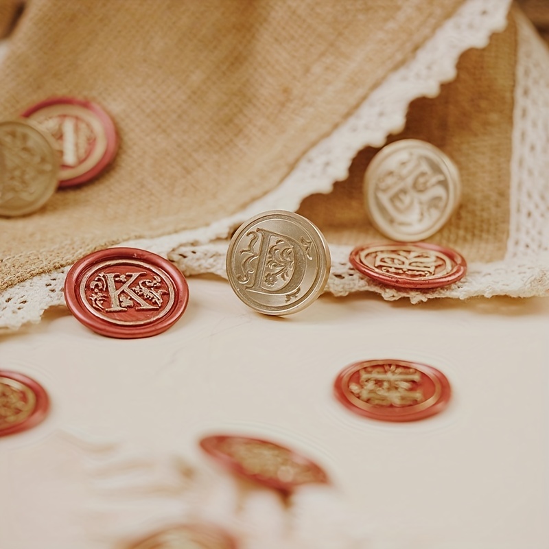 A- M-Various Letters Wax Seal  - Wax Seal Stamp Set avaliação e preço