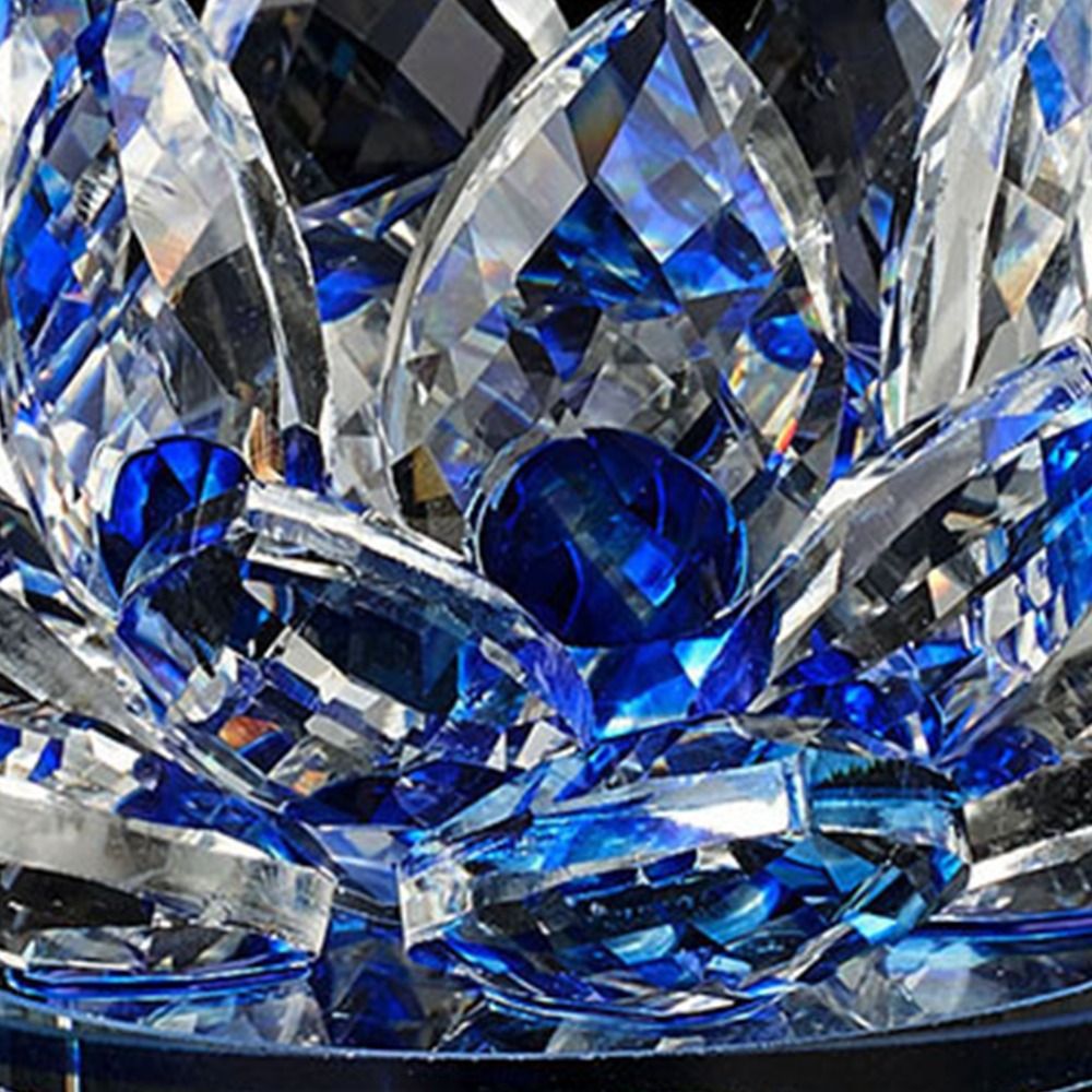 Estatueta De Flor De Lótus De  - Paper Weight Crystal avaliação e preço