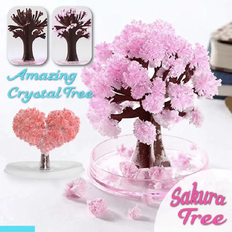 Mini árvore mágica sakura em m - Paper Weight Crystal avaliação e preço