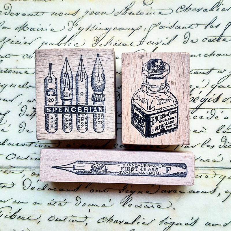 Carimbos para Scrapbooking, Ca - Fountain Pen Bottled Ink avaliação e preço